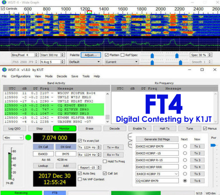 FT4 Sprint Contest Italia 40 Metri 2020 - FT8 Digital Mode FT4 - Q65 ...